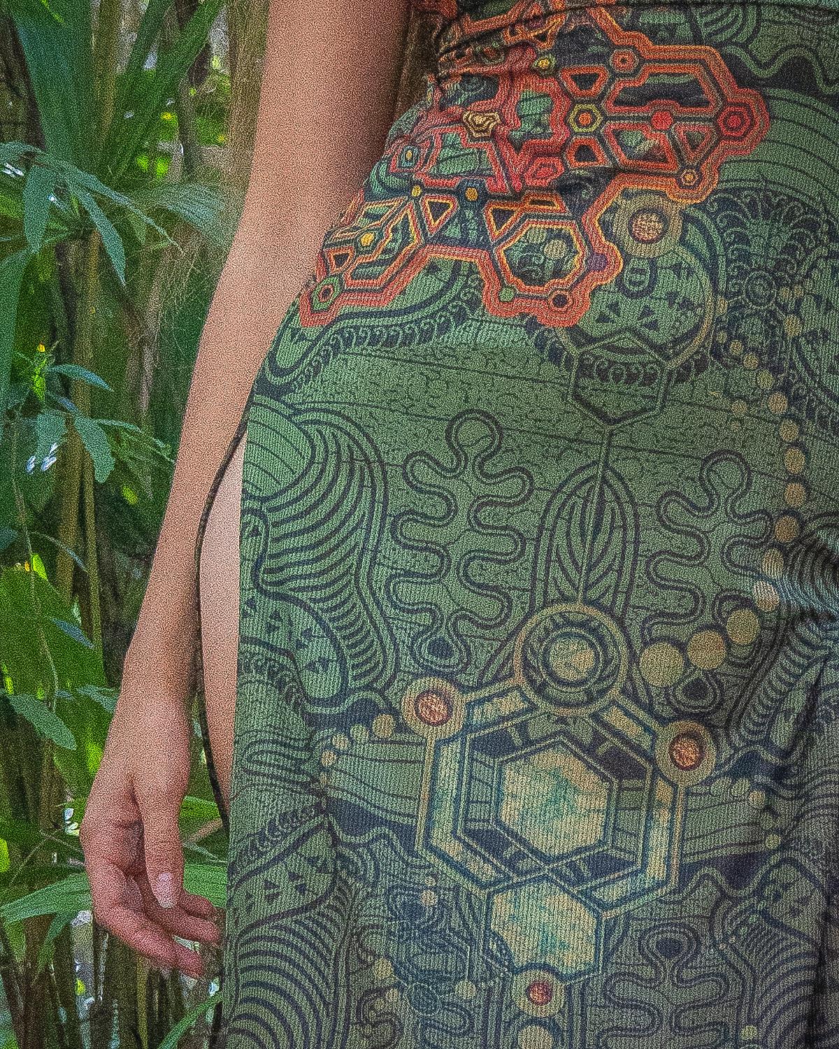 Long Dress Bomb / Flat Rib - ATLANTIS Yacxilan Artwear