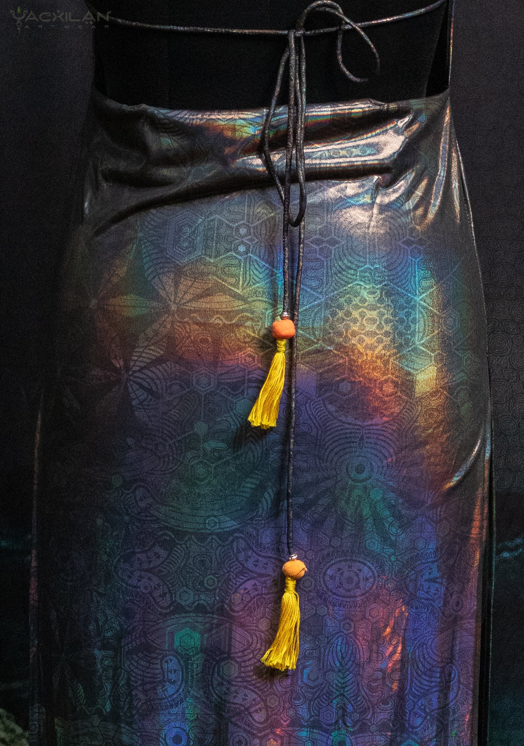 Long Bomb Dress / Holographic Licra Silver - PSYCHEDELIKA GALACTIKA