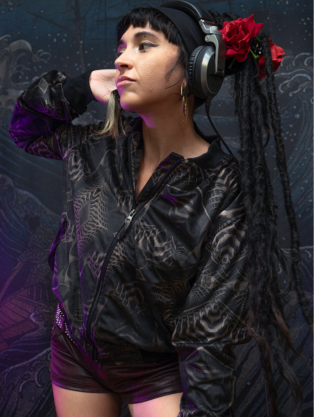 Bomber / Unisex Velvet Fawn - SANDOKAN
