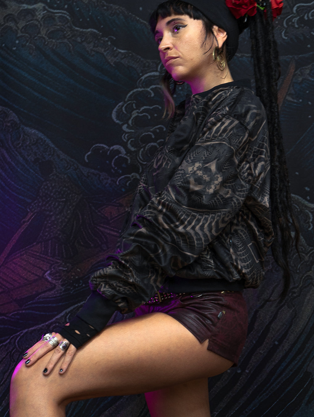 Bomber / Unisex Velvet Fawn - SANDOKAN