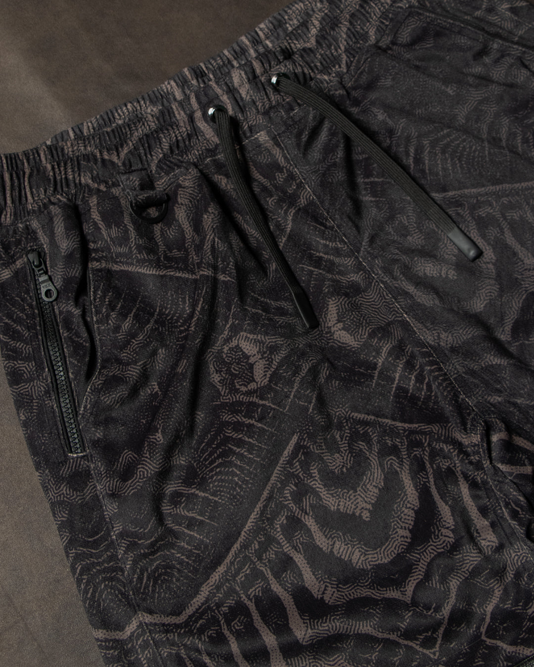 Bossking Shorts Black Mountains / Velvet Fawn - SANDOKAN LAVA