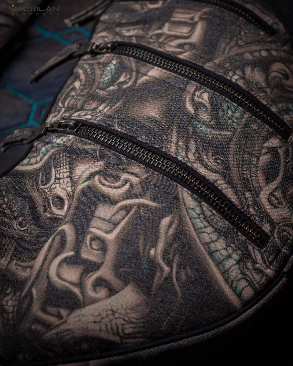 Botta Bag / Cotton Printed - KETZALCOATL - Yacxilan Artwear