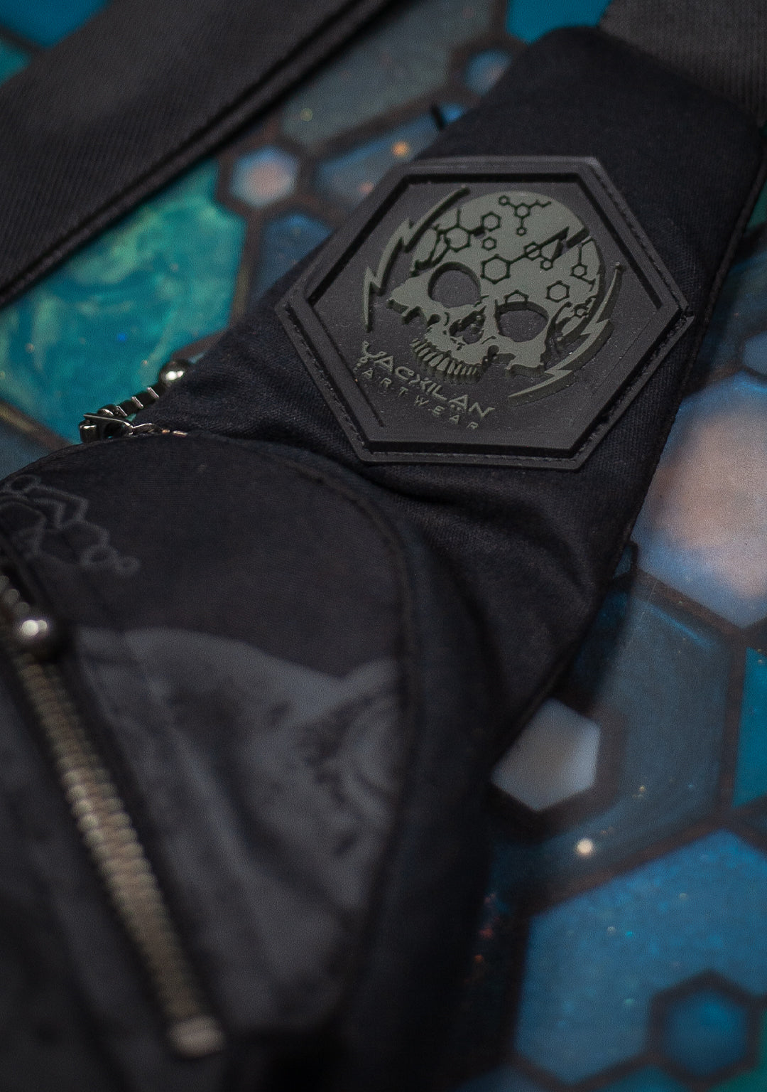 Botta Bag / Cotton Printed Clip - Black BUFO