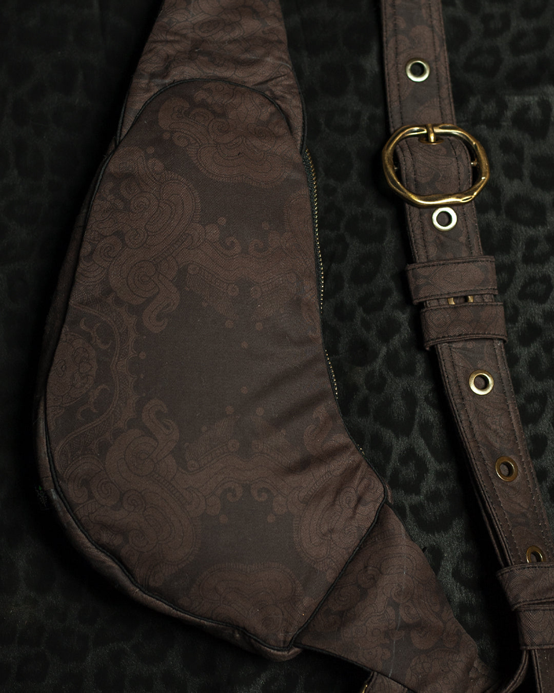 Botta Bag / Cotton Buckle - MAYAN CODEX Brown
