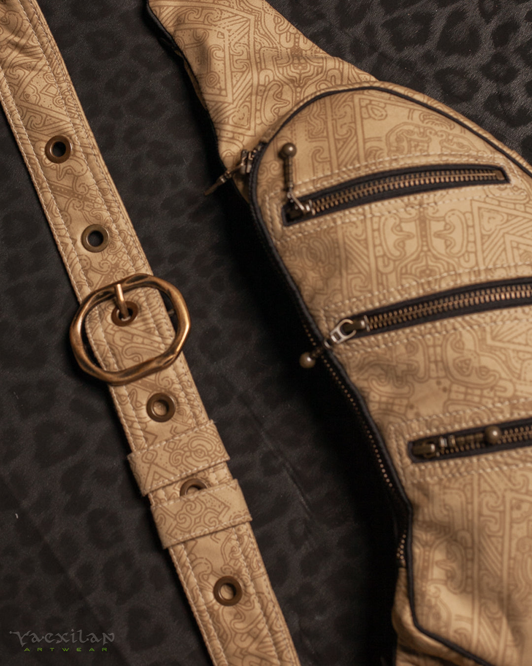Botta Bag / Cotton Printed Buckle - Sand MAYAZ