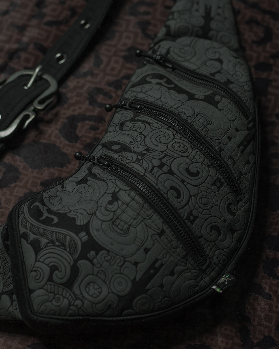 Botta Bag / Cotton - Black MAYAN CODEX Hook