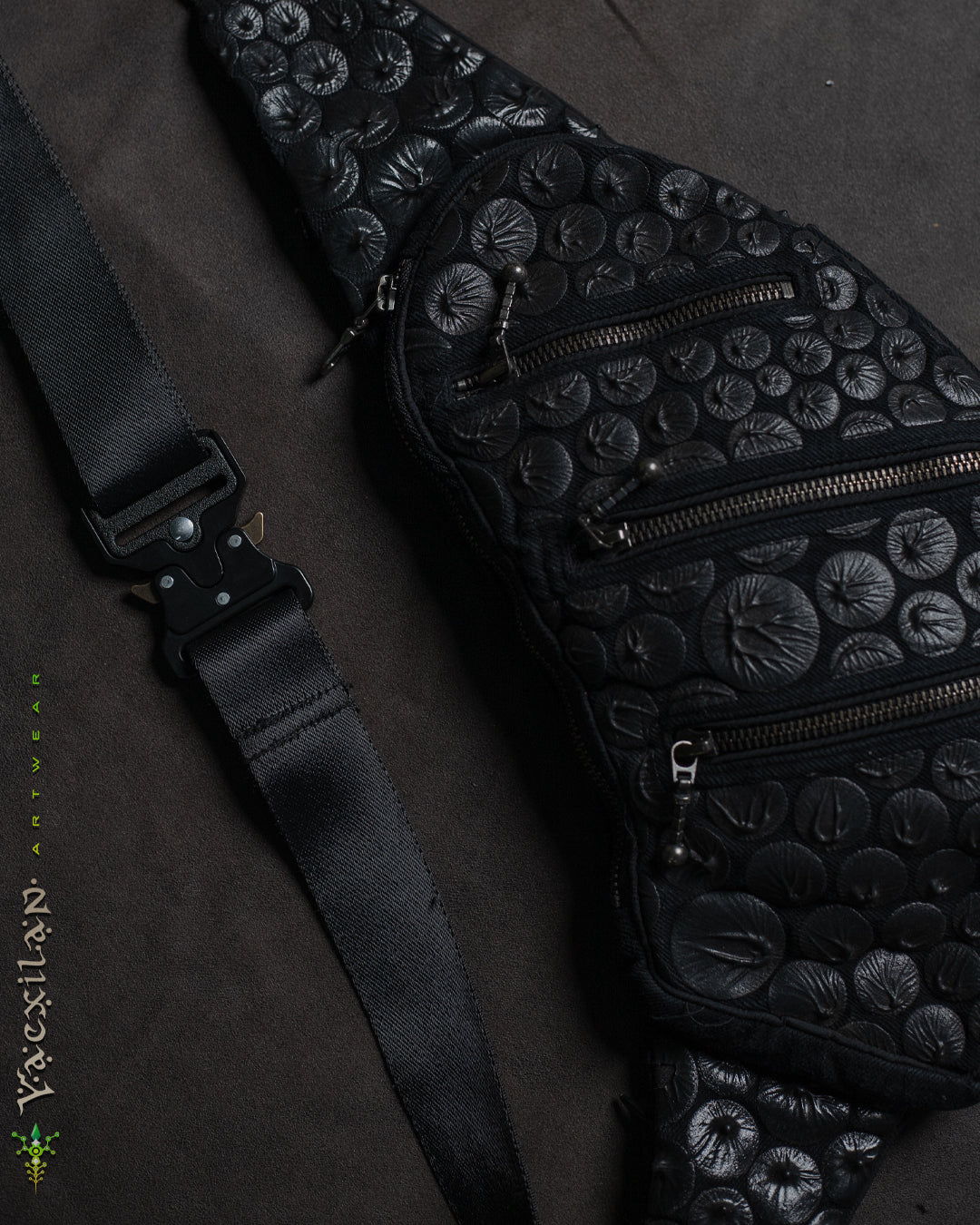 Botta Bag / Denim Rubber Parachute Buckle - BLAK CROC
