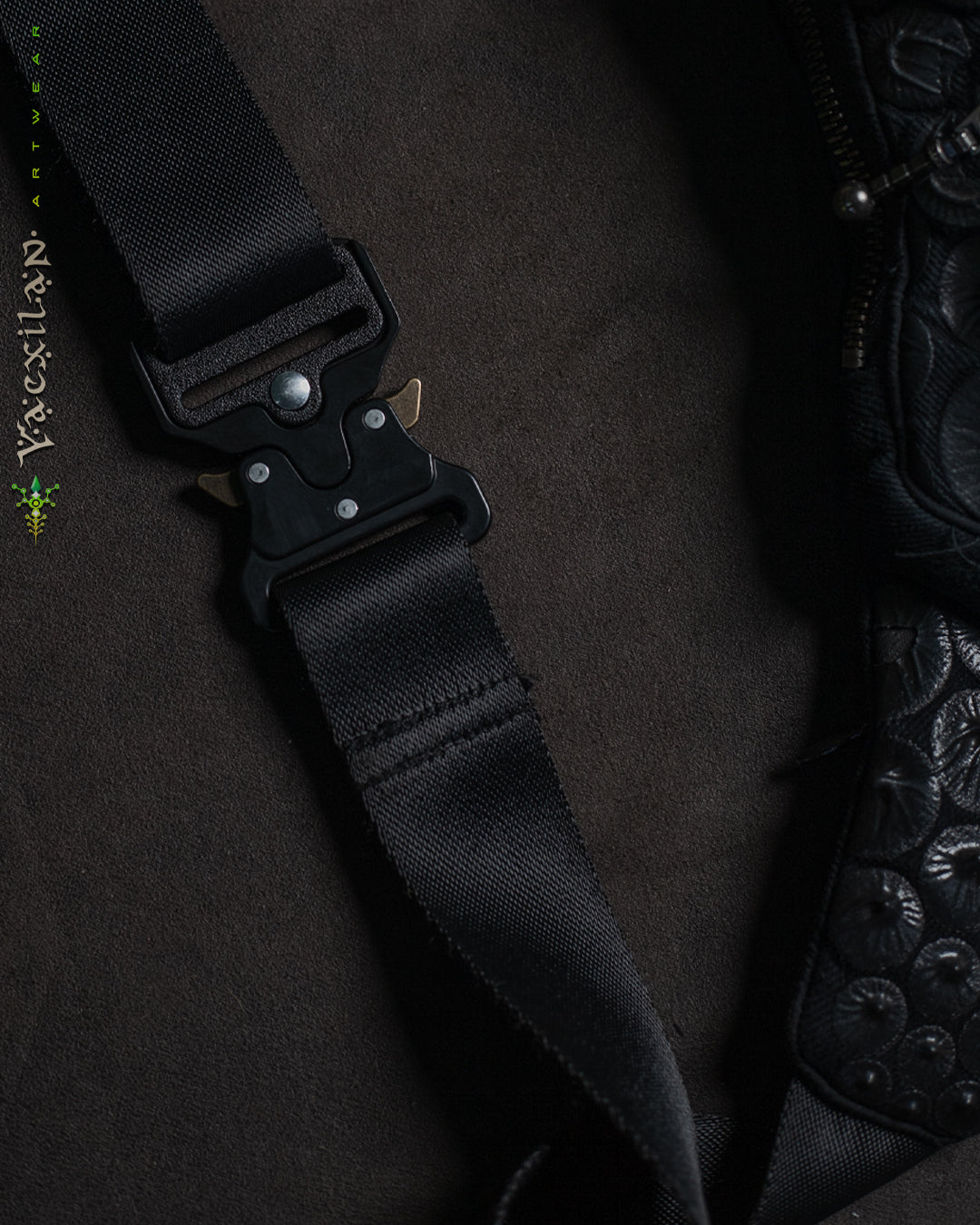 Botta Bag / Denim Rubber Parachute Buckle - BLAK CROC
