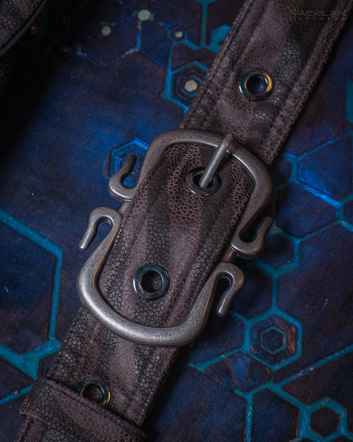 Botta Bag / Fake Leather -Grey TIGRE Hook Yacxilan Artwear