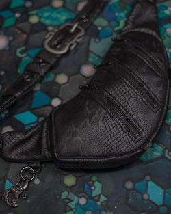 Botta Bag / Fake Leather Hook Buckle - BLAK BOA