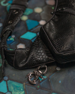 Botta Bag / Fake Leather Hook Buckle - BLAK KOBRA