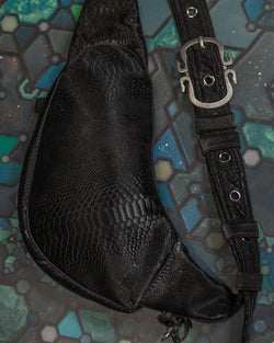 Botta Bag / Fake Leather Hook Buckle - BLAK KOBRA