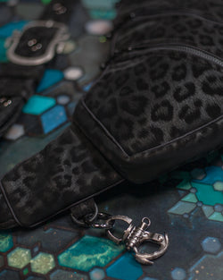 Botta Bag / Fake Leather Hook Buckle - BLAK LEOPARD