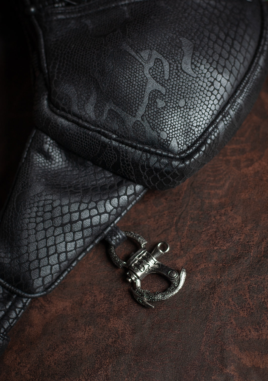 Botta Bag / Fake Leather Buckle - BLAK BOA