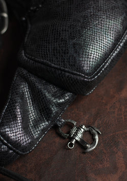 Botta Bag / Fake Leather Buckle - BLAK MAMBA