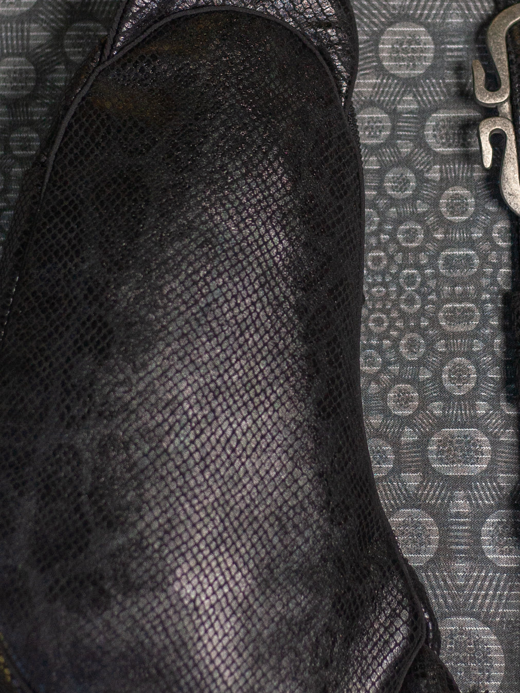 Botta Bag / Fake Leather Hook Buckle - BLAK MAMBA