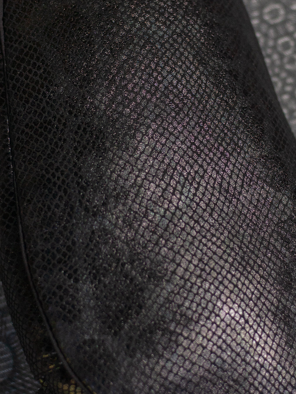 Botta Bag / Fake Leather Hook Buckle - BLAK MAMBA