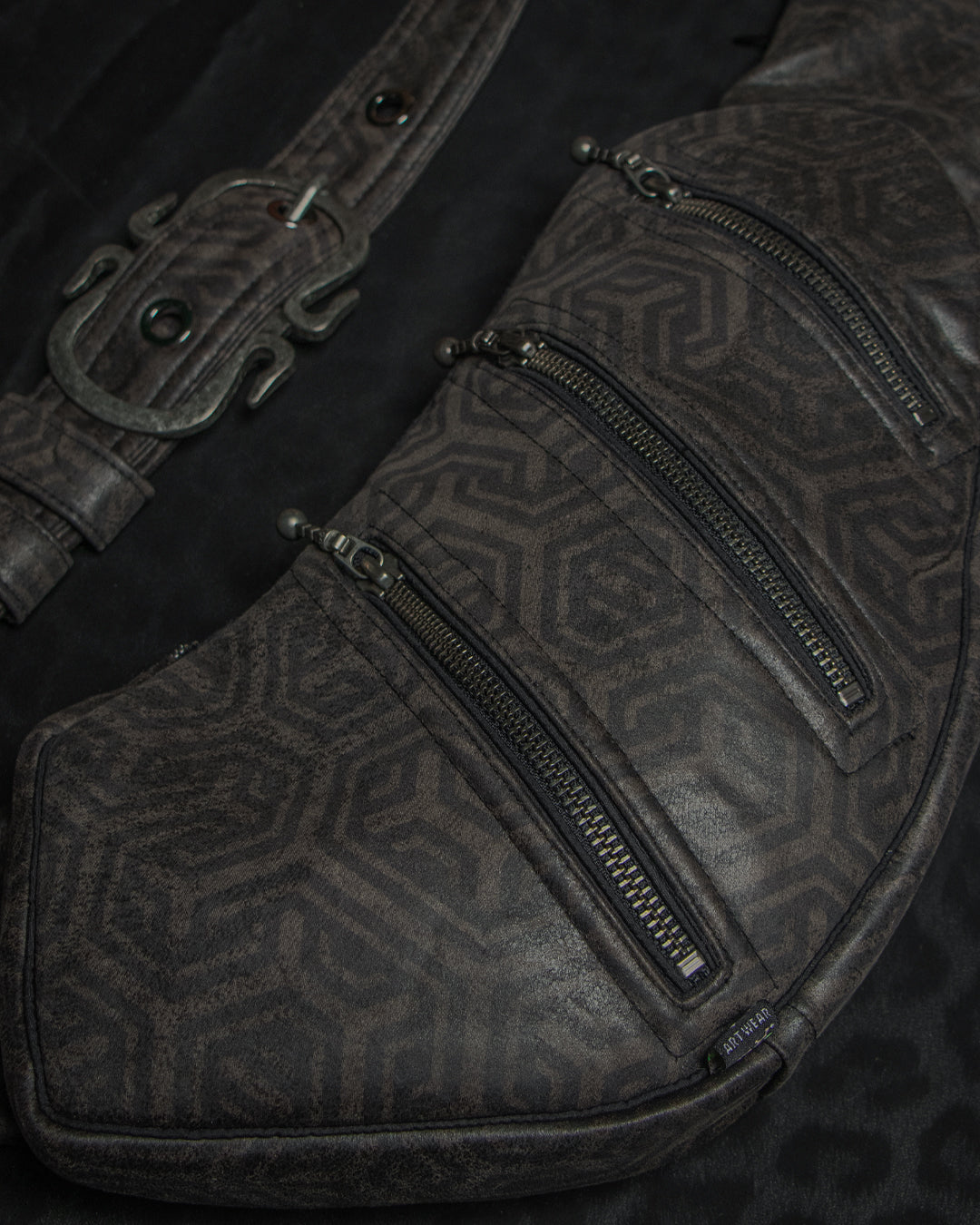 Botta Bag / Fake Leather Pirate Buckle - Grey TRIPIBO