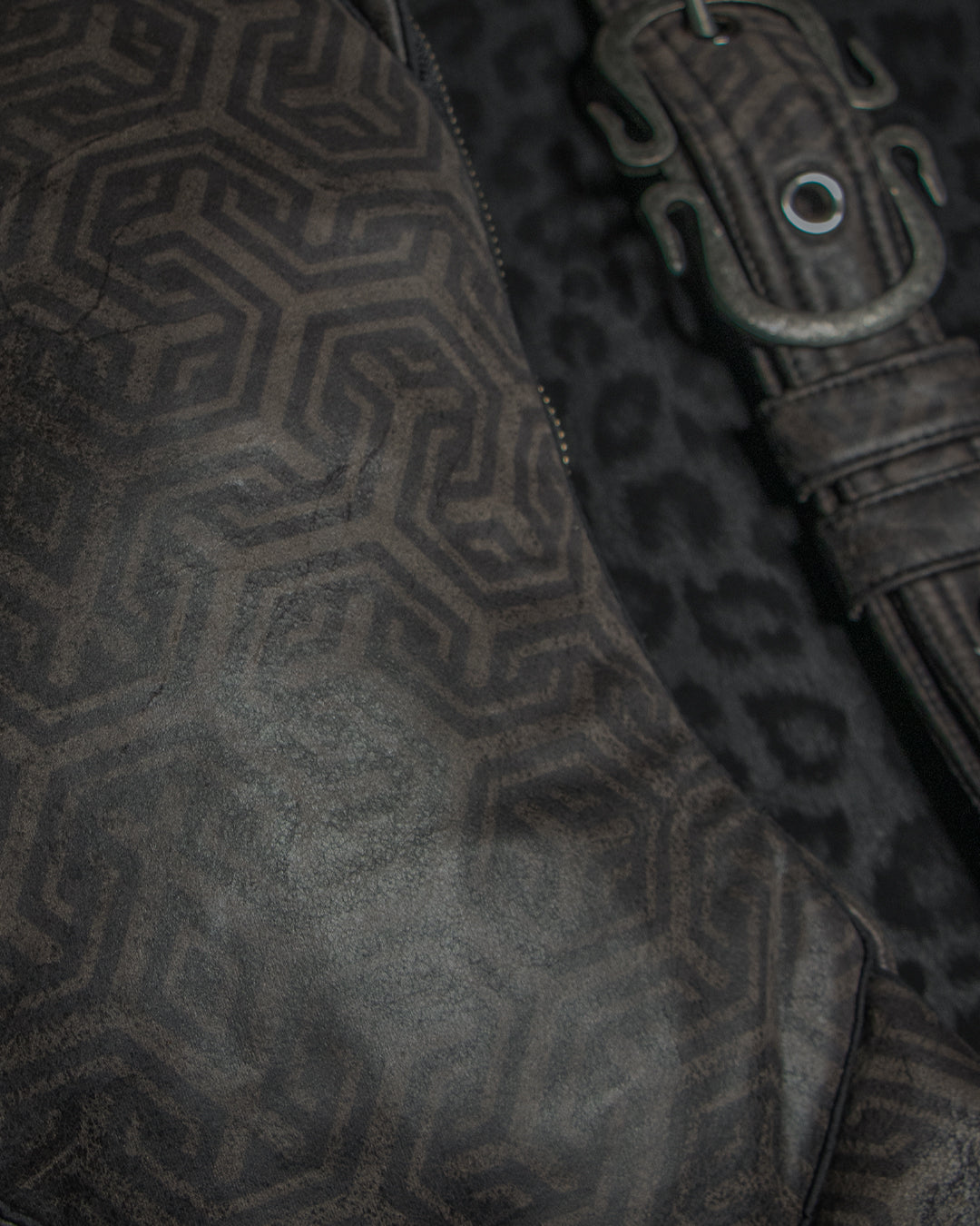 Botta Bag / Fake Leather Pirate Buckle - Grey TRIPIBO