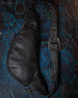 Botta Bag / Fake Leather Rider -BLACK Hook - Yacxilan Artwear