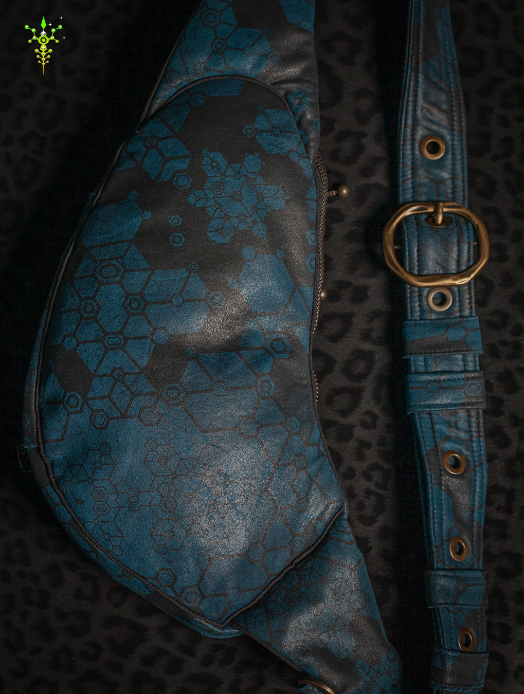 Botta Bag / Fake Leather Buckle - Teal SHAMANKA