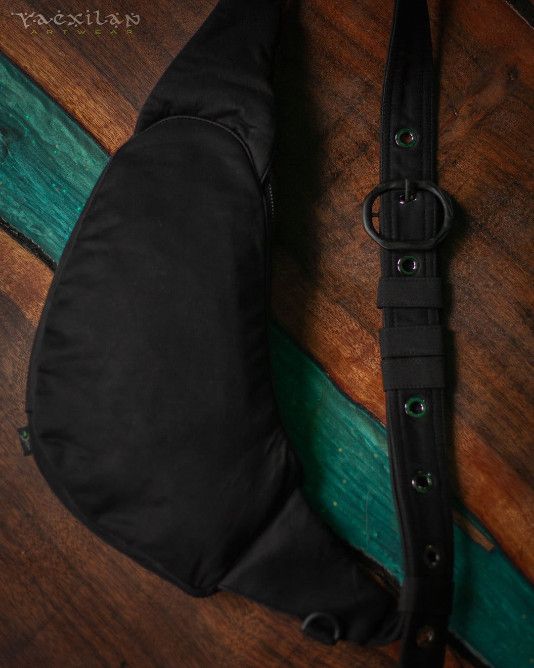 Botta Bag / Cotton Printed Buckle - Black IKARO