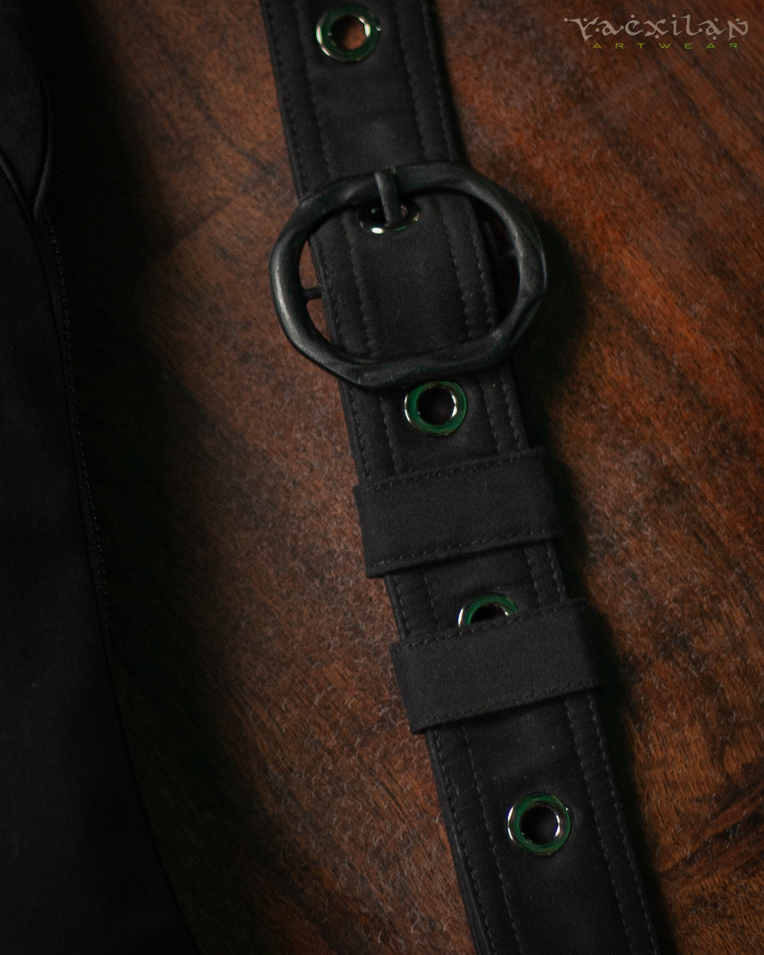 Botta Bag / Cotton Printed Buckle - Black KAMBOZII