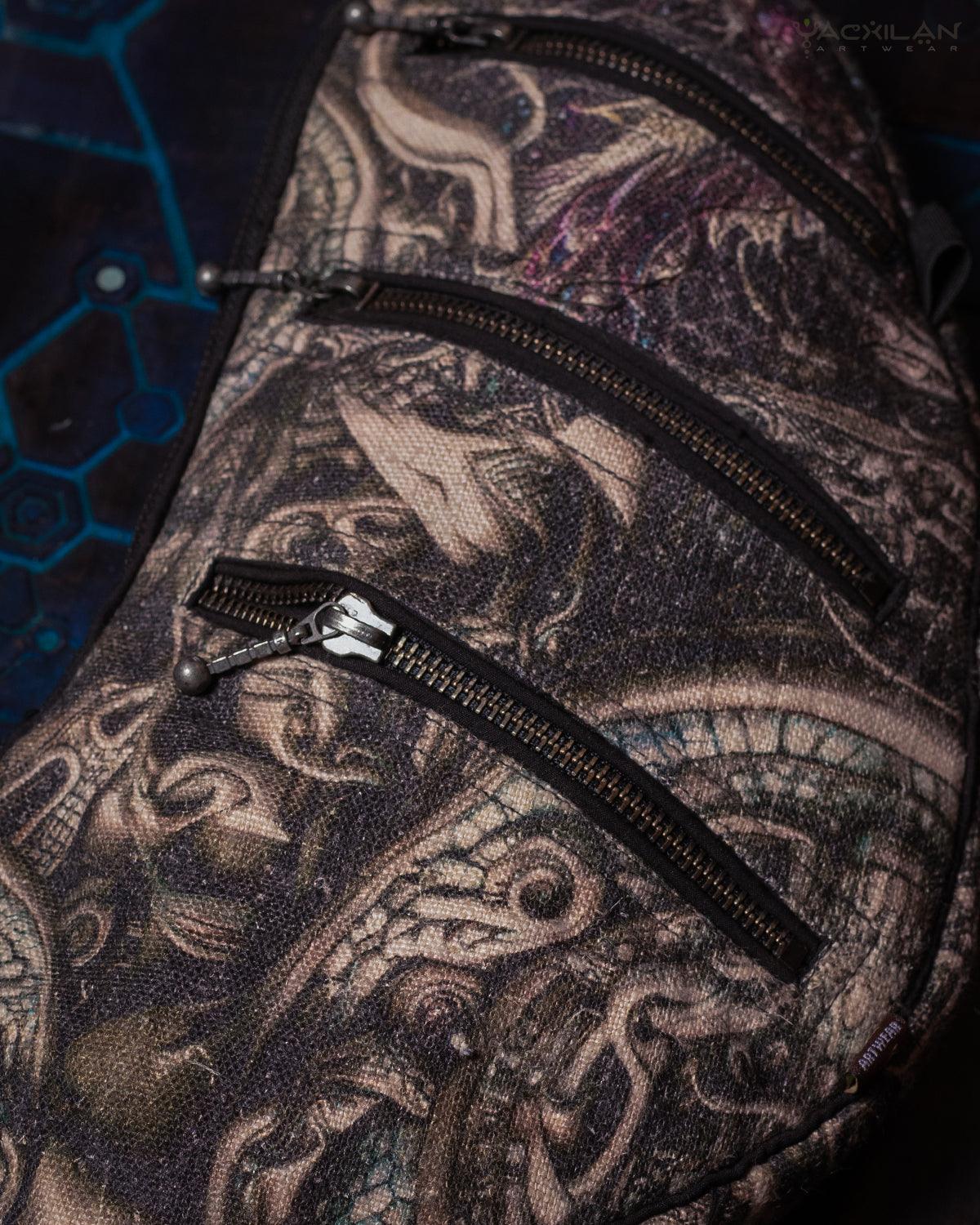 Botta Bag / Linen Buckle - KETZALCOATL - Yacxilan Artwear