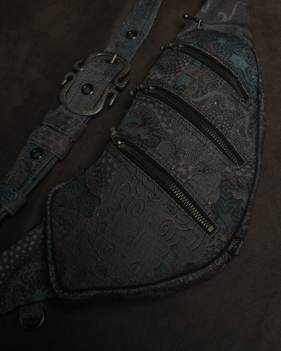Botta Bag /  Linen Wateresistant Pirate Buckle - DRAGONS