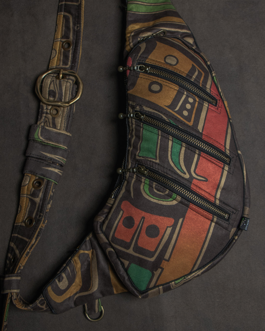 Botta Bag / Swede Buckle - RED TINGLIT