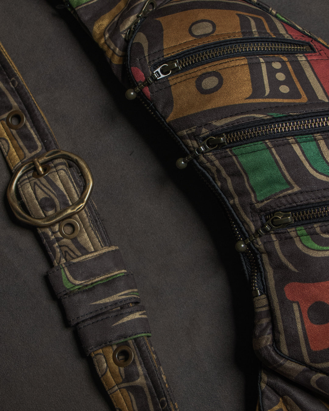 Botta Bag / Swede Buckle - RED TINGLIT