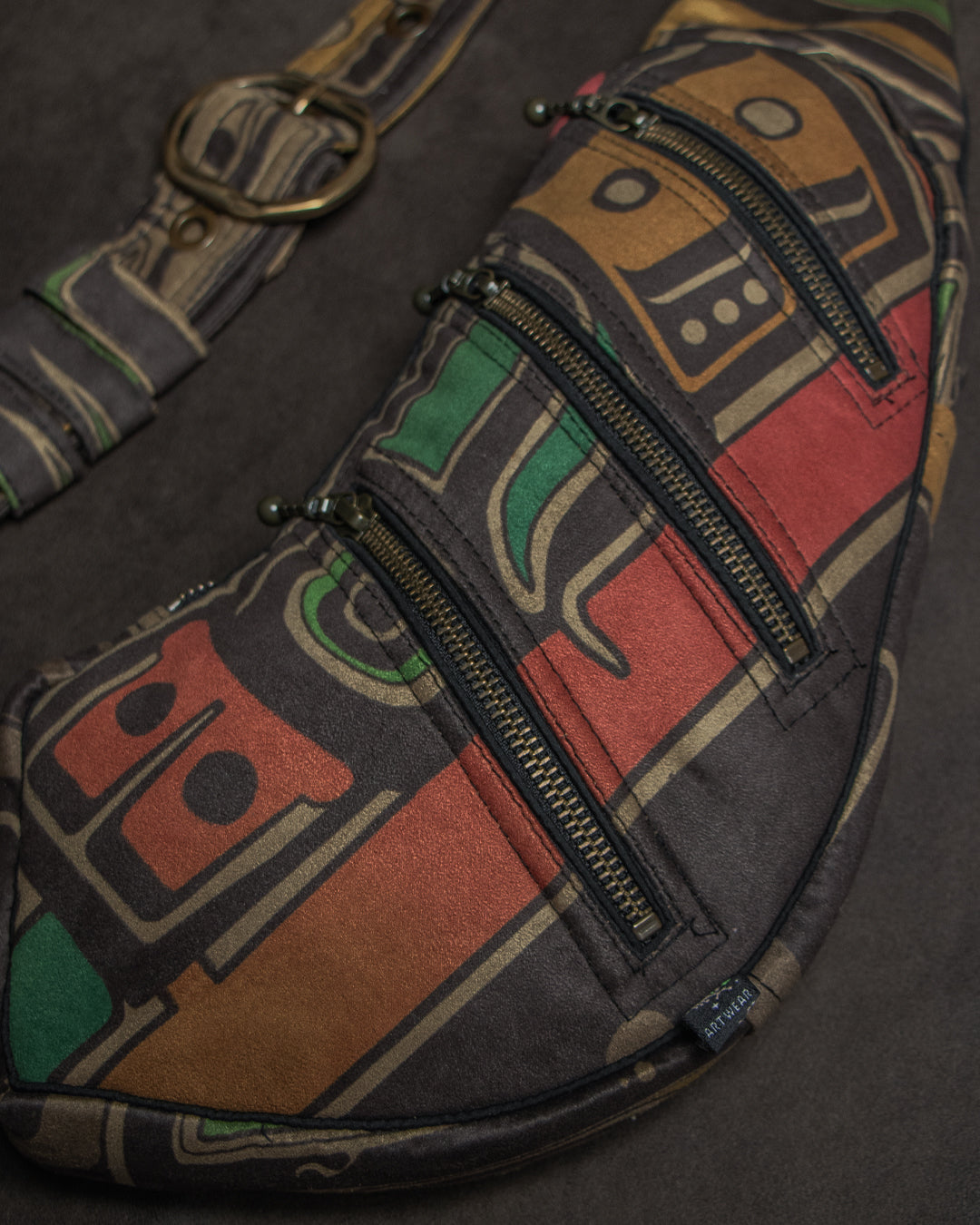Botta Bag / Swede Buckle - RED TINGLIT