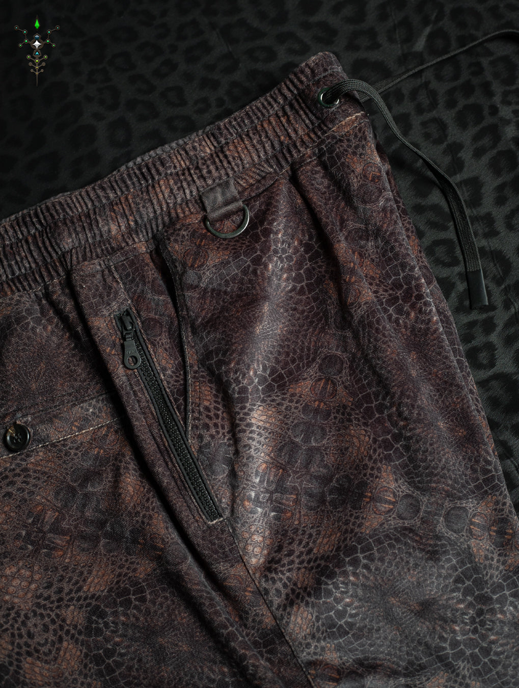 Boxing Shorts Black Mountains / Velvet Fawn - GATOR