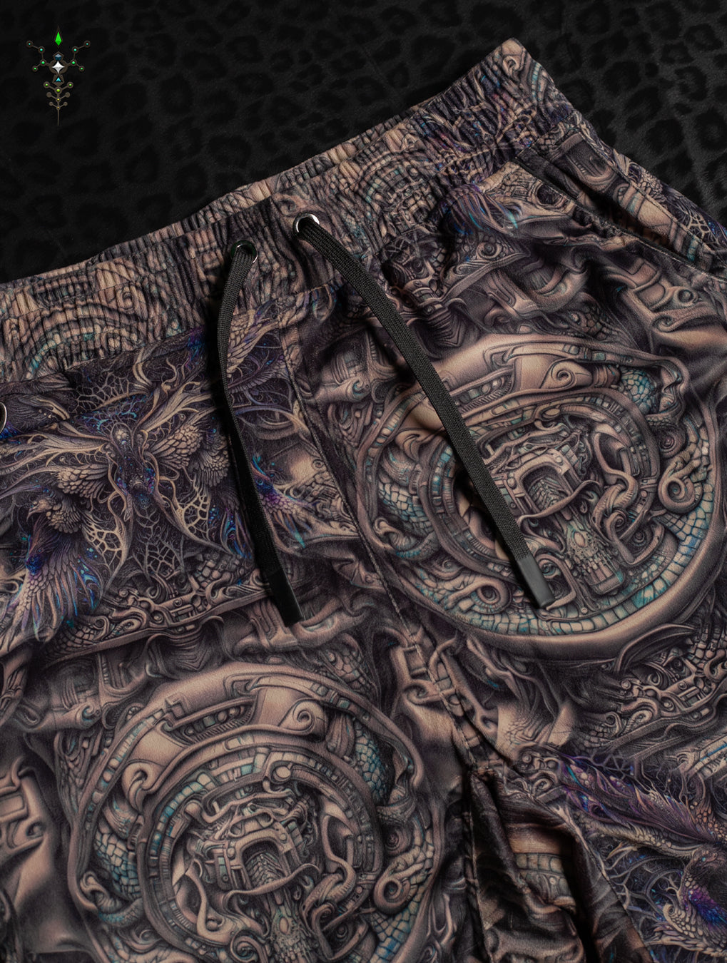 Boxing Short White Mountains Men / Velvet Fawn - KETZALCOATL