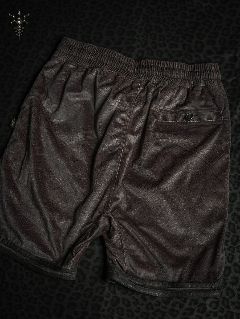 Bossking Shorts Black Mountains / Velvet Fawn - MAYAN CODEX