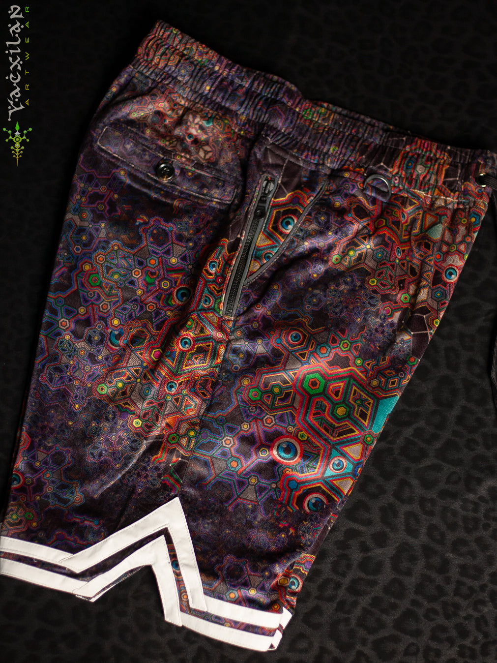 Boxing Short White Mountains Men / Velvet Fawn - ASTROCORAL