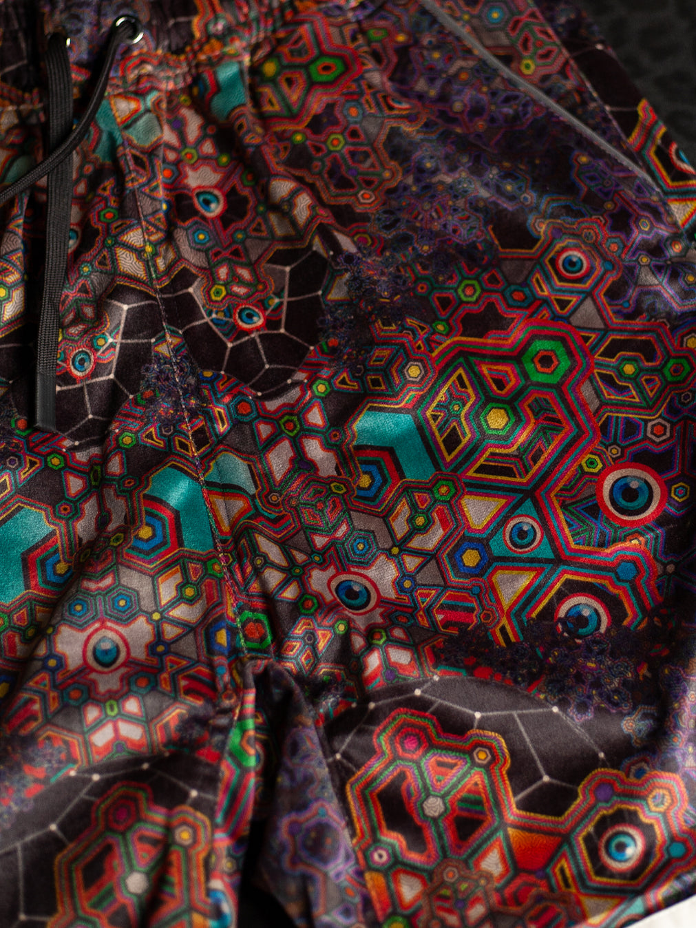 Boxing Short White Mountains Men / Velvet Fawn - ASTROCORAL