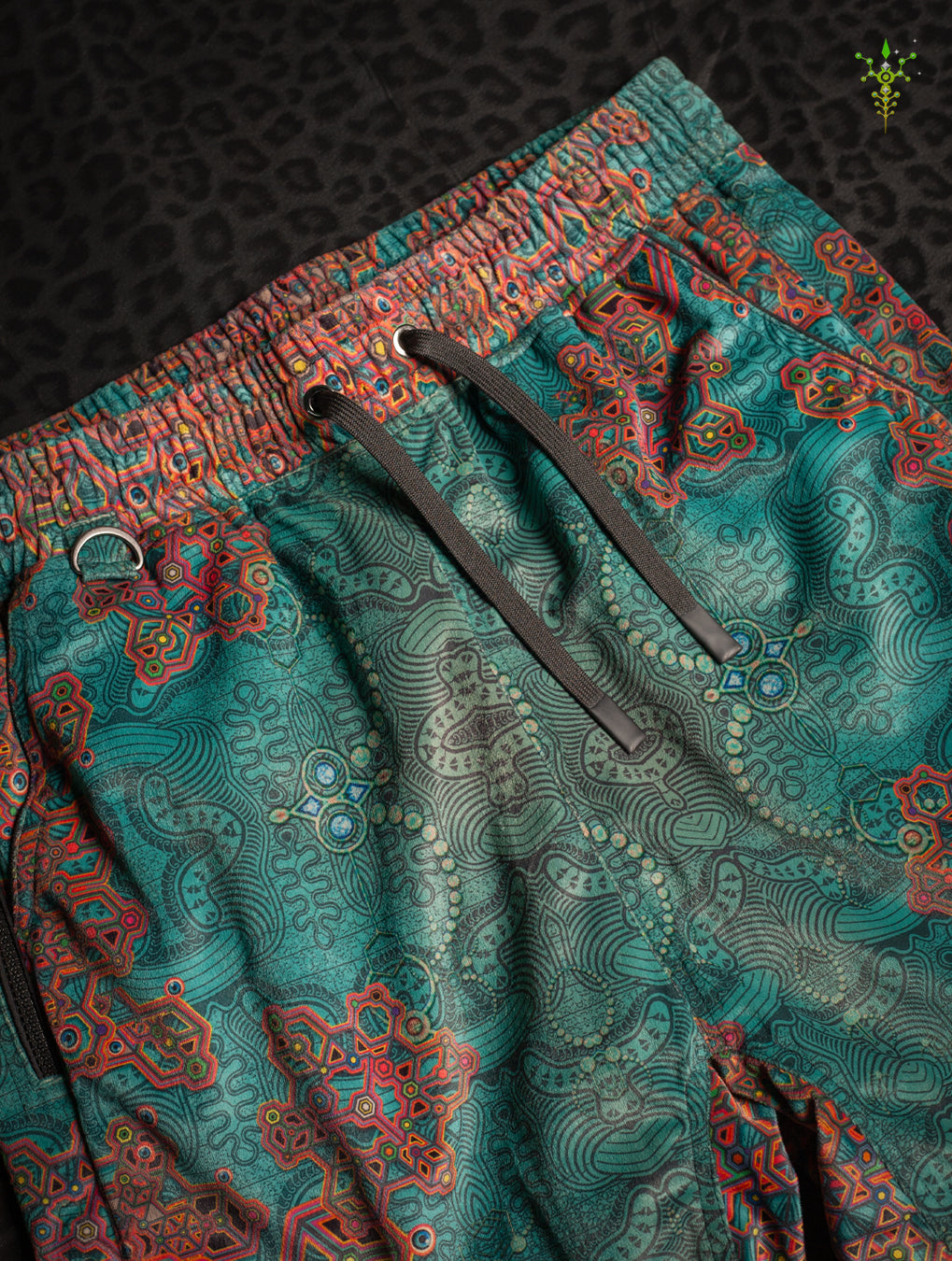Boxing Shorts White Mountains / Velvet Fawn - ATLANTIS