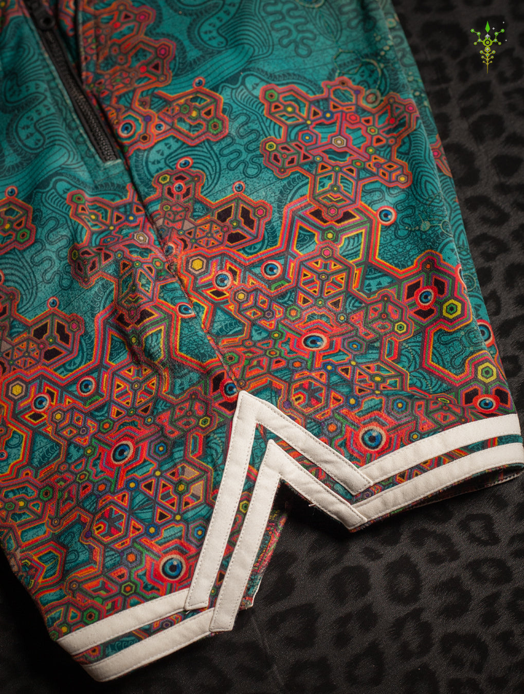 Boxing Shorts White Mountains / Velvet Fawn - ATLANTIS