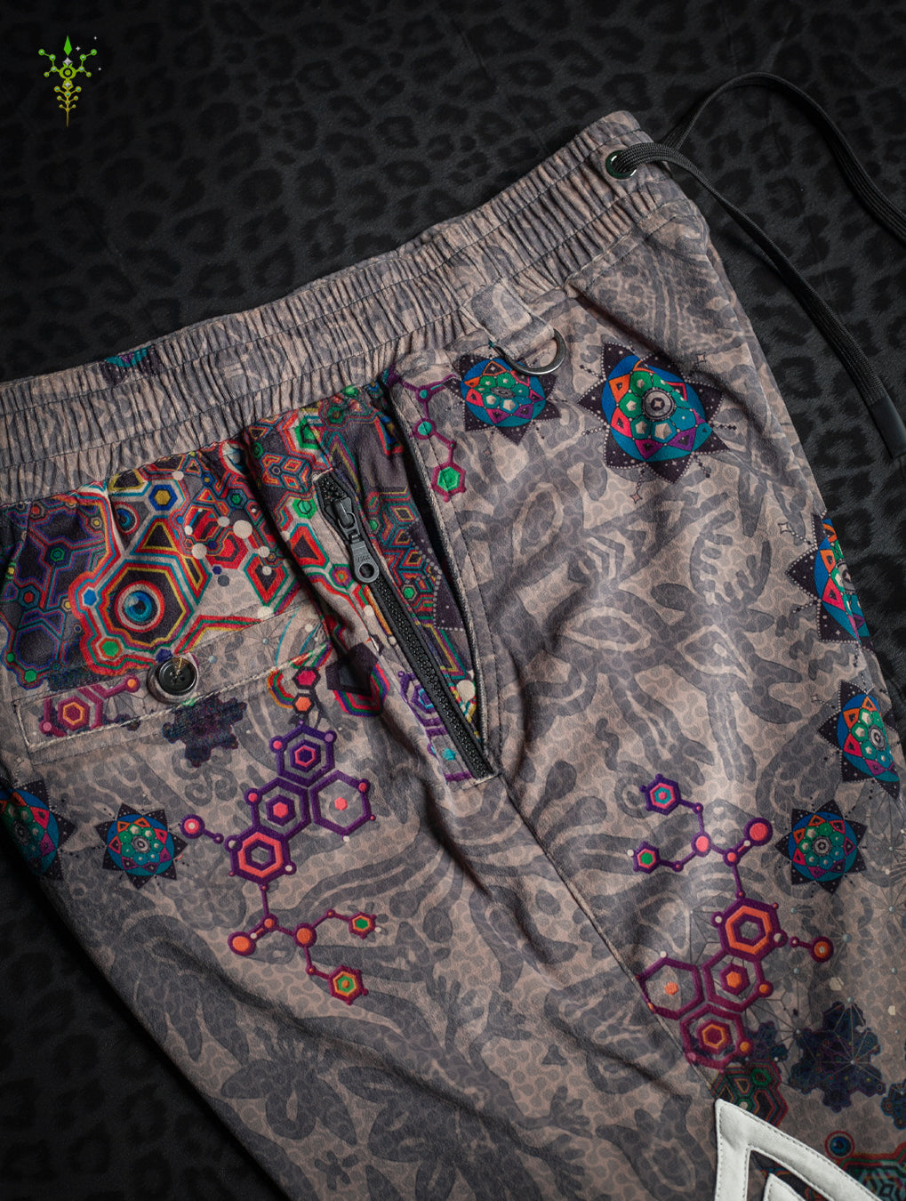 Boxing Shorts White Mountains / Velvet Fawn - VENADO
