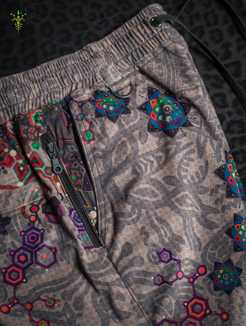 Boxing Shorts White Mountains / Velvet Fawn - VENADO