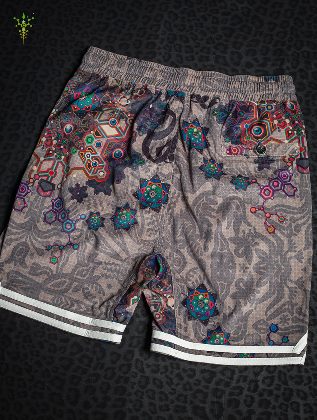 Boxing Shorts White Mountains / Velvet Fawn - VENADO