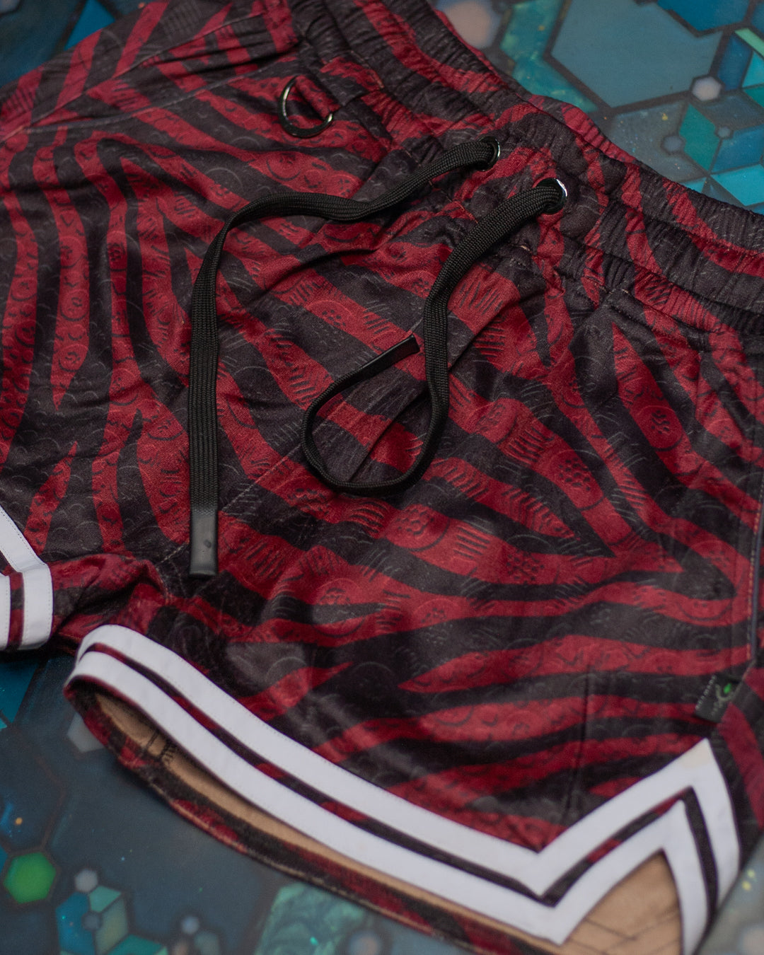 Boxing Shorts White Mountains Woman / Velvet Fawn - REDSHERKANKS