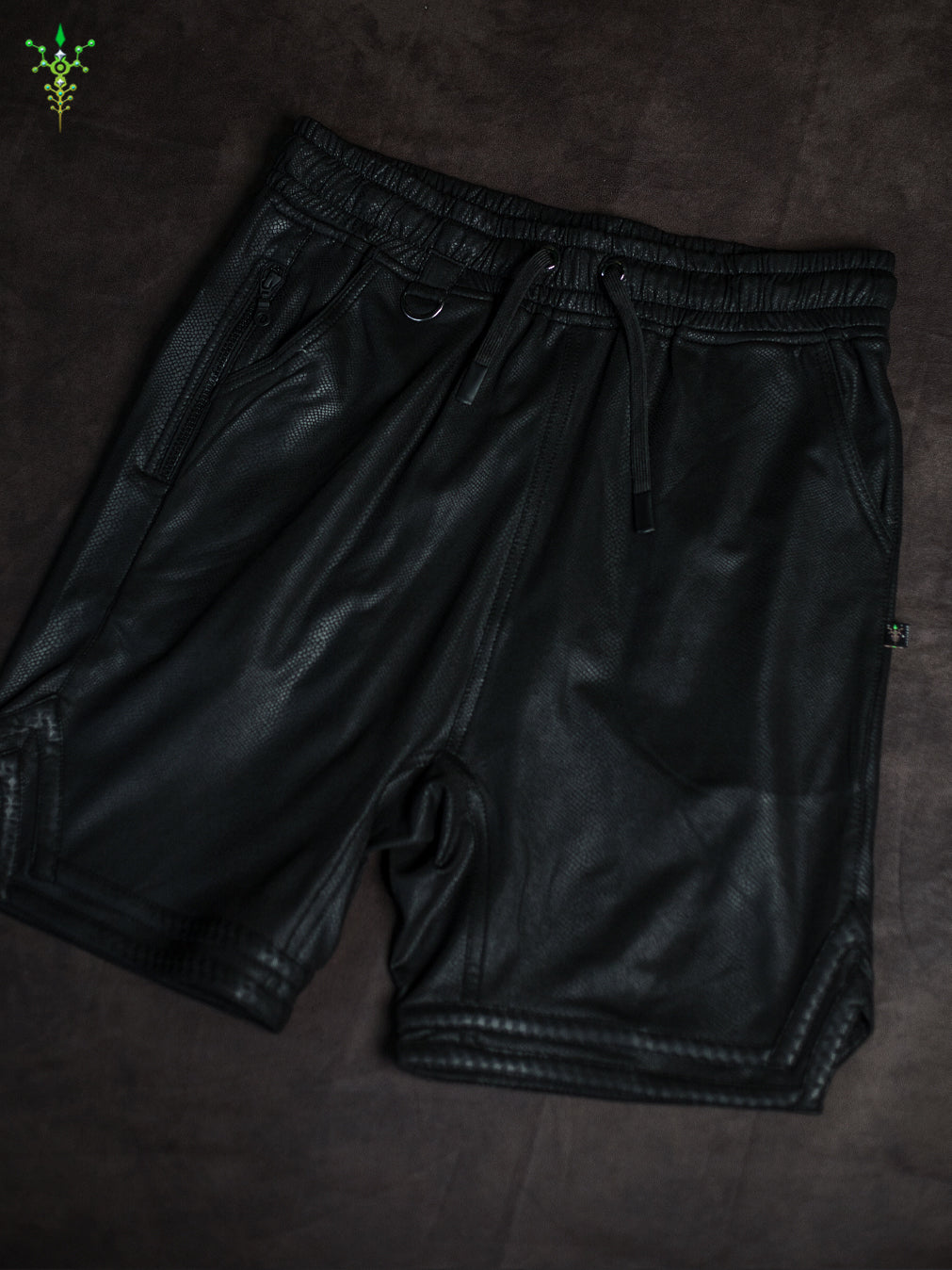 Bossking Shorts Black Mountain / Fake Leather Licra - PHYTON