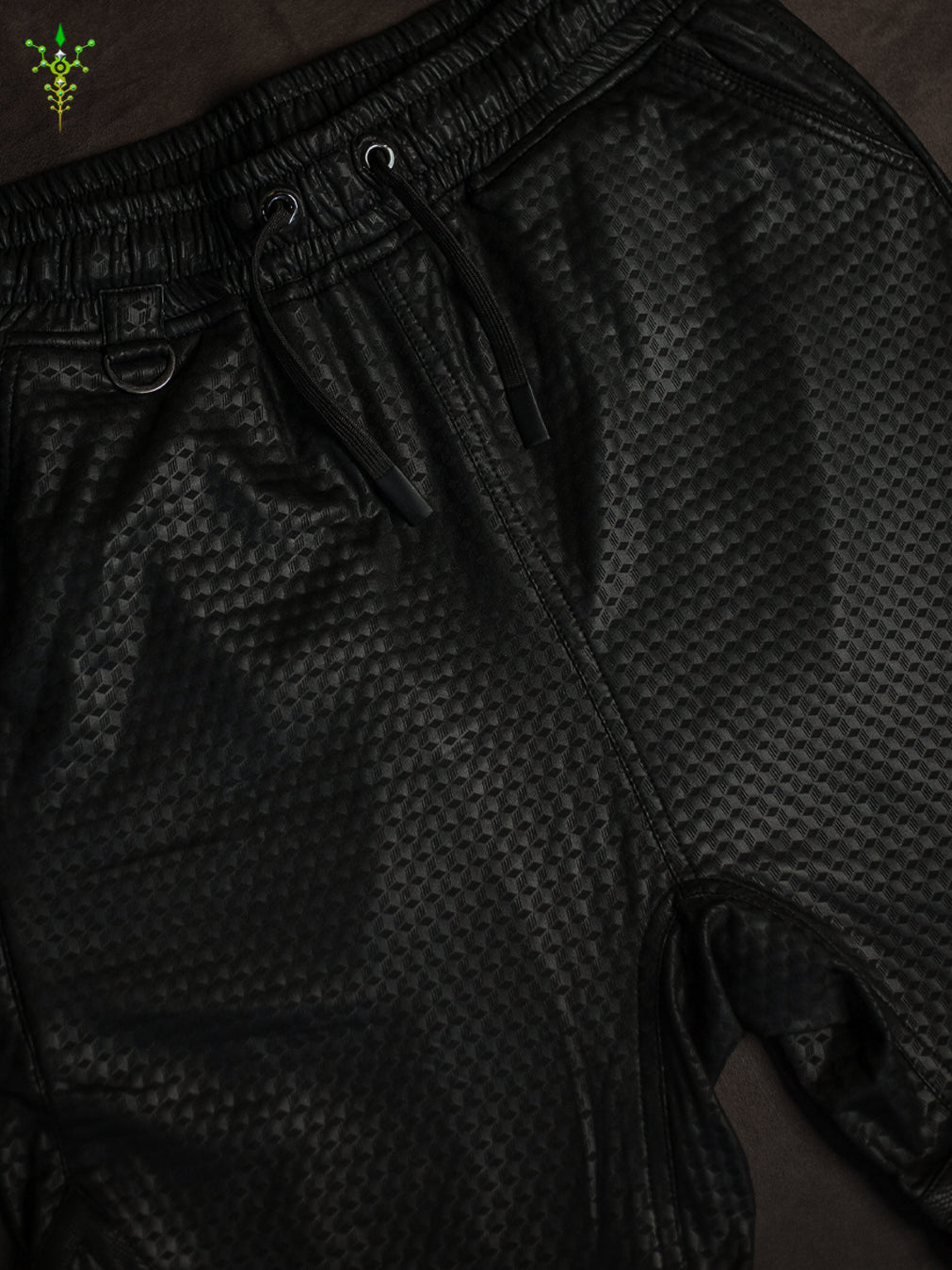 Bossking Shorts Black Mountain / Fake Leather Licra - CUBIX