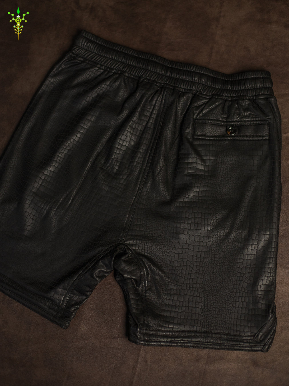 Boxing Short Black Mountain / Fake Leather Licra - PHYTON