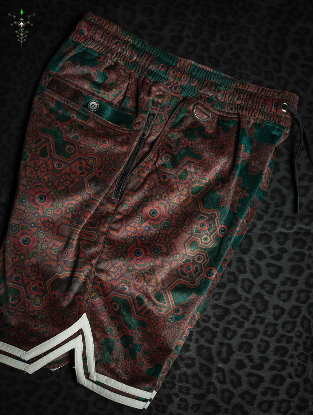 Shorts Boxing White Mountains / Velvet Fawn - ATLANTE