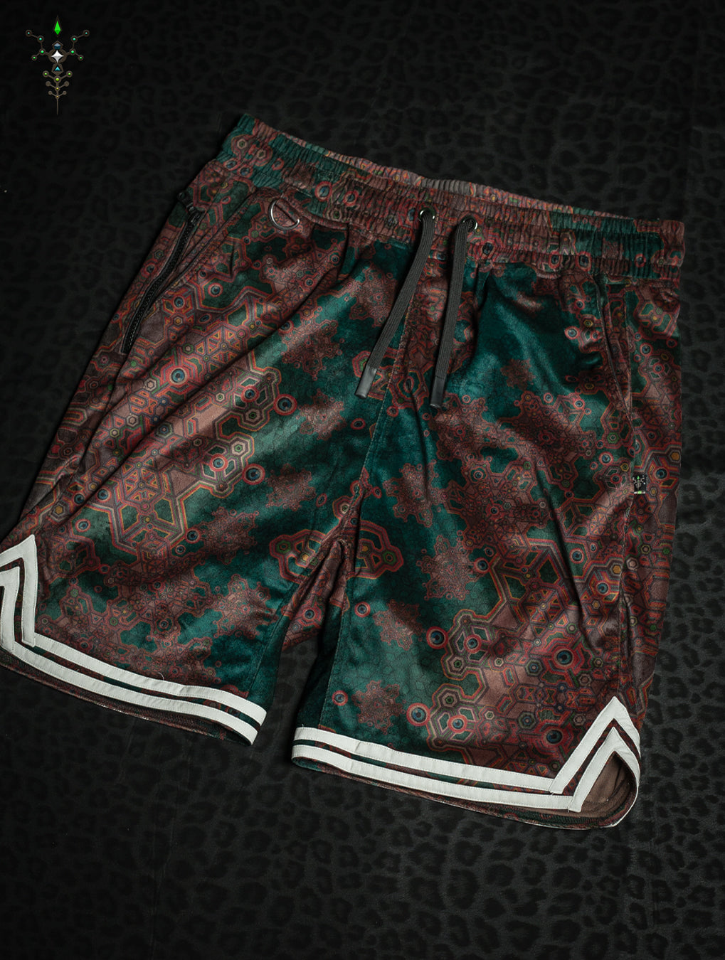 Shorts Boxing White Mountains / Velvet Fawn - ATLANTE