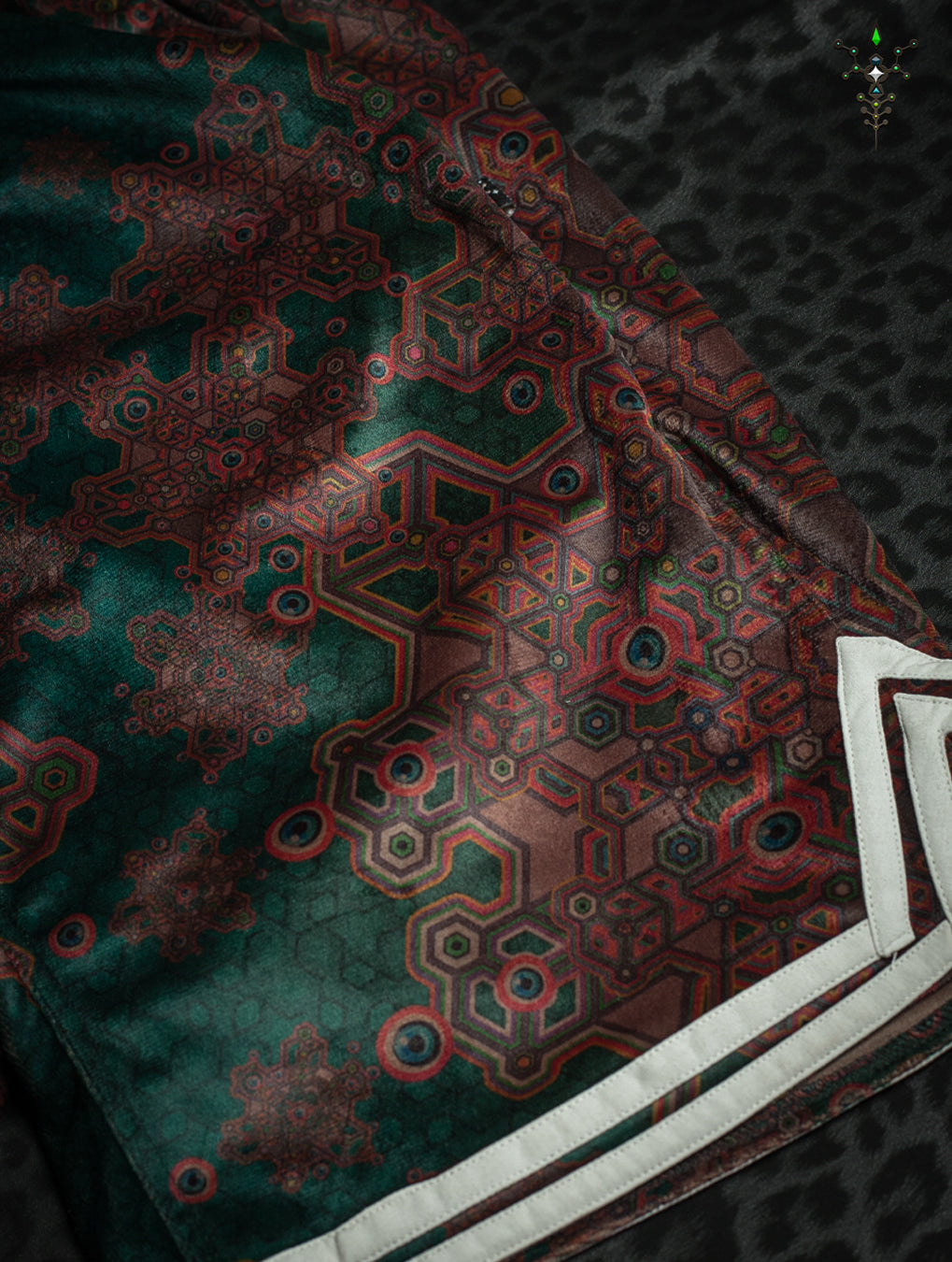 Shorts Boxing White Mountains / Velvet Fawn - ATLANTE