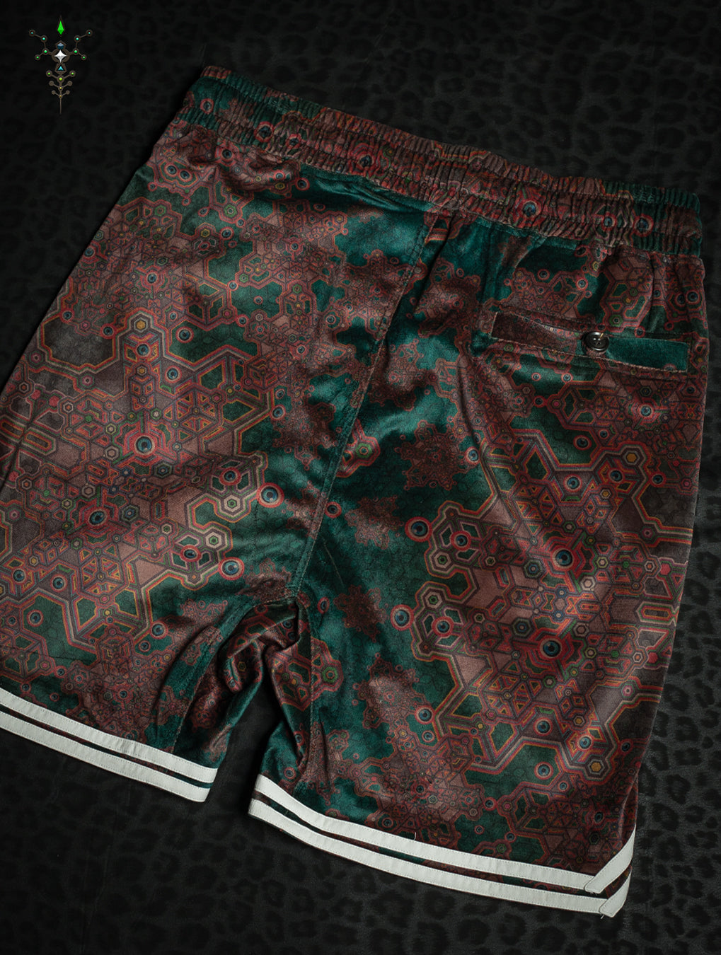 Shorts Boxing White Mountains / Velvet Fawn - ATLANTE